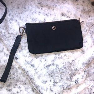 Lululemon black wristlet